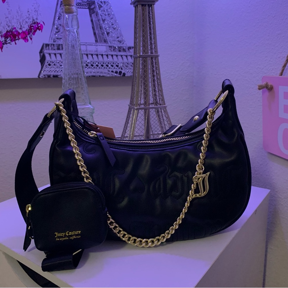 Juicy Couture Quilted Half Moon